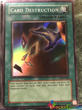 Card Destruction - SDY-042 - Super Rare Unlimited