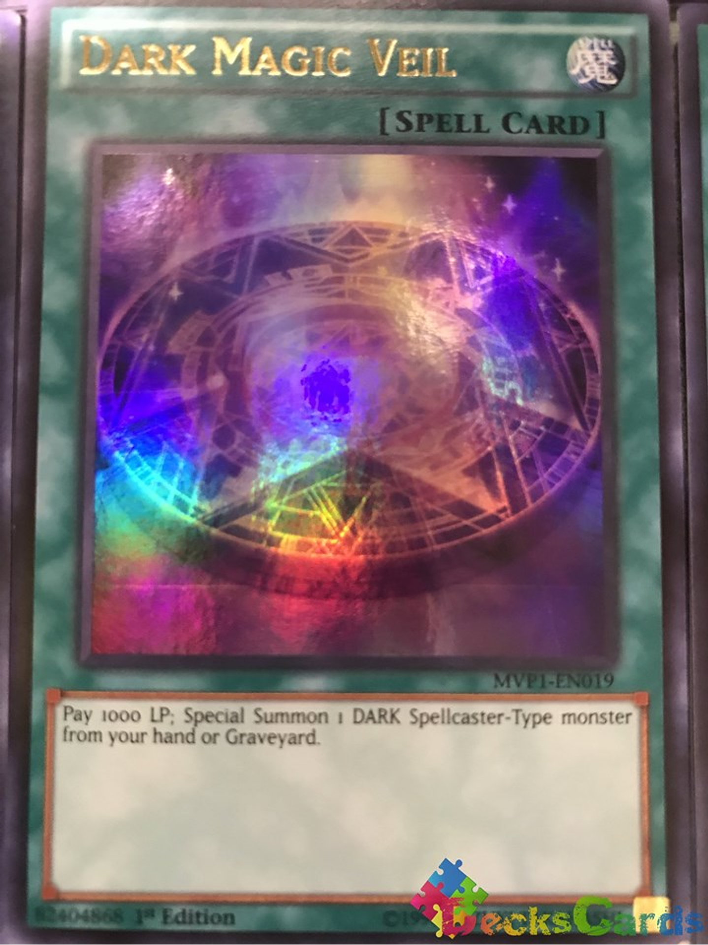 Dark Magic Veil - MVP1-EN019 - Ultra Rare 1st Edition 1