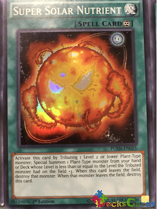 Super Solar Nutrient - FUEN-EN055 - Super Rare 1st Edition