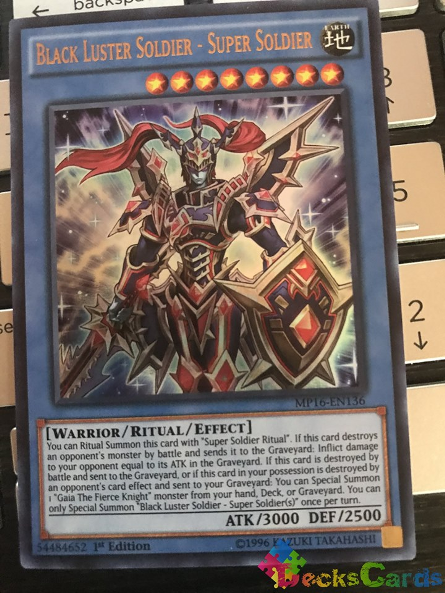 Black Luster Soldier - Super Soldier - MP16-EN136 - Ultra Rare 1st Edition 1