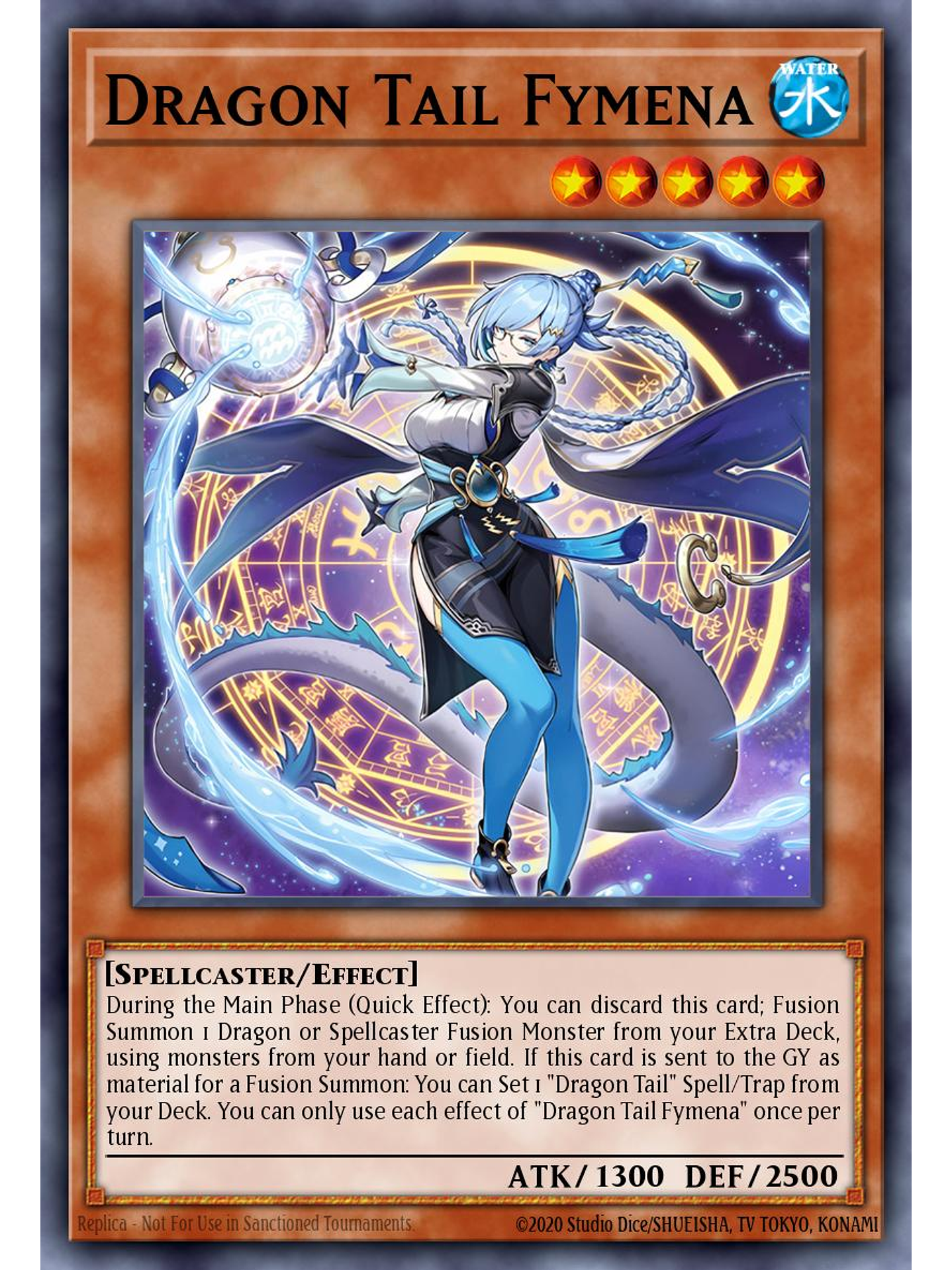 Dracotail Faimena - JUSH-EN002 - Ultra Rare 1st Edition 1