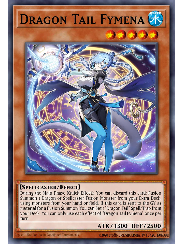 Dracotail Faimena - JUSH-EN002 - Ultra Rare 1st Edition 1