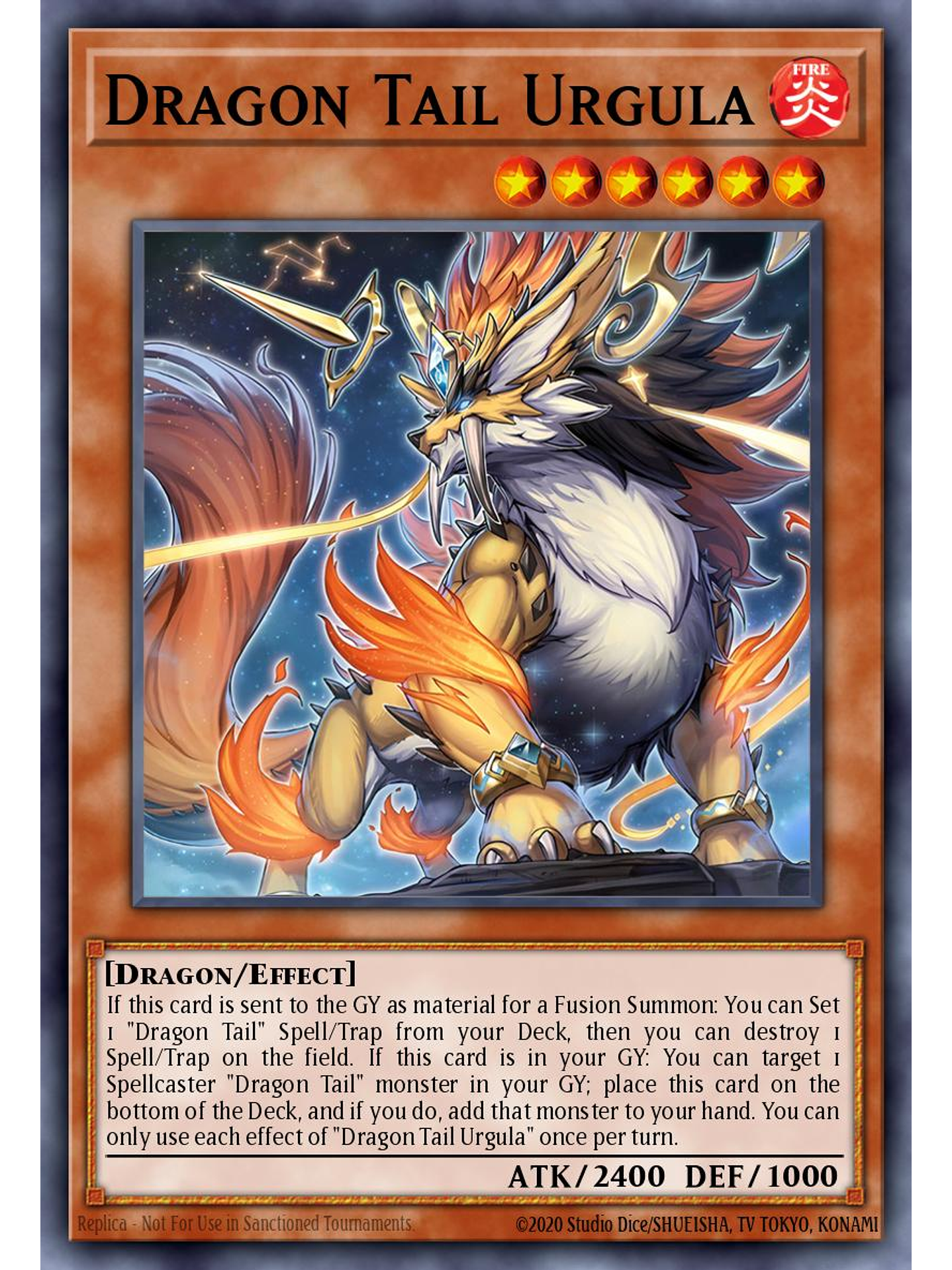 Dracotail Urgula - JUSH-EN004 - Super Rare 1st Edition 1