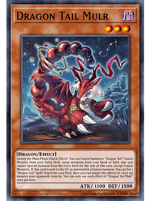 Dracotail Mululu - JUSH-EN005 - Ultra Rare 1st Edition