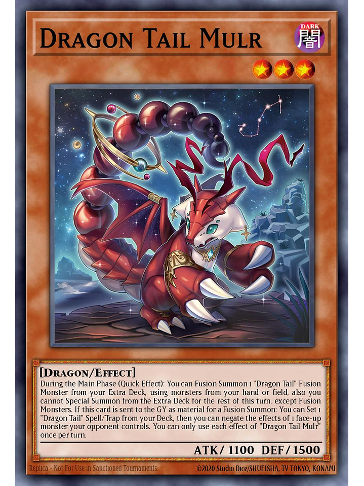 Dracotail Mululu - JUSH-EN005 - Ultra Rare 1st Edition 1