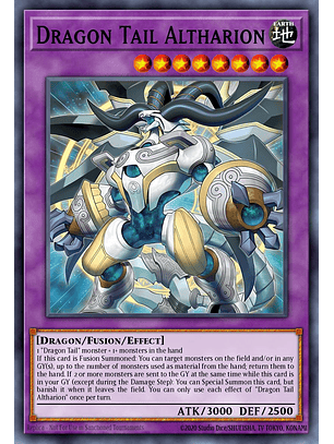 Dracotail Arthalion - JUSH-EN006 - Ultra Rare 1st Edition