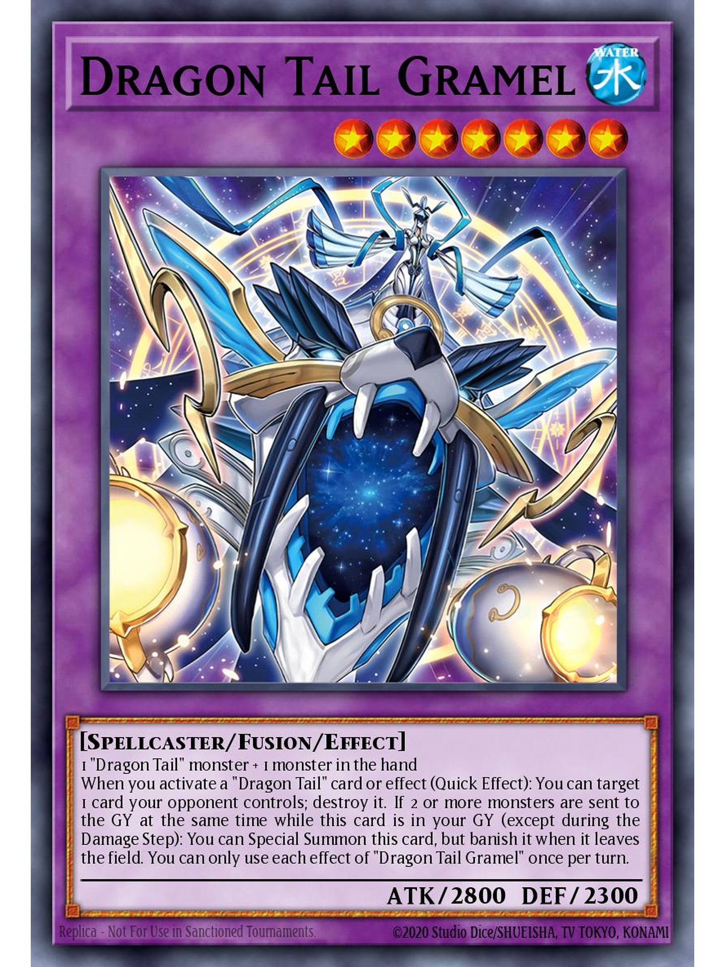 Dracotail Gulamel - JUSH-EN007 - Rare 1st Edition 1