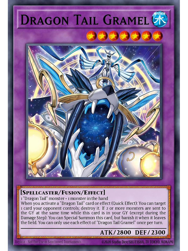 Dracotail Gulamel - JUSH-EN007 - Rare 1st Edition 1