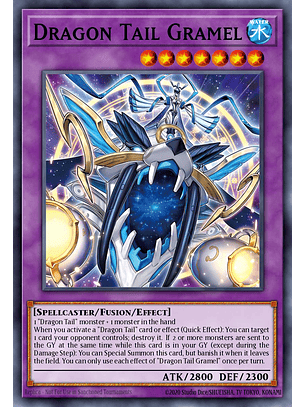 Dracotail Gulamel - JUSH-EN007 - Super Rare 1st Edition