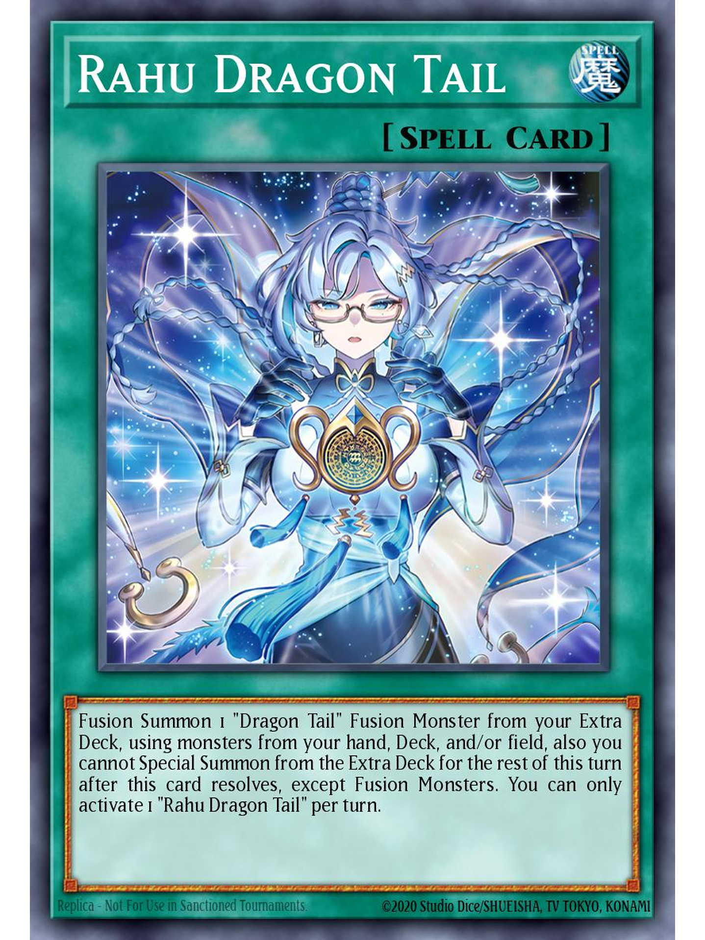 Rahu Dracotail - JUSH-EN009 - Super Rare 1st Edition 1