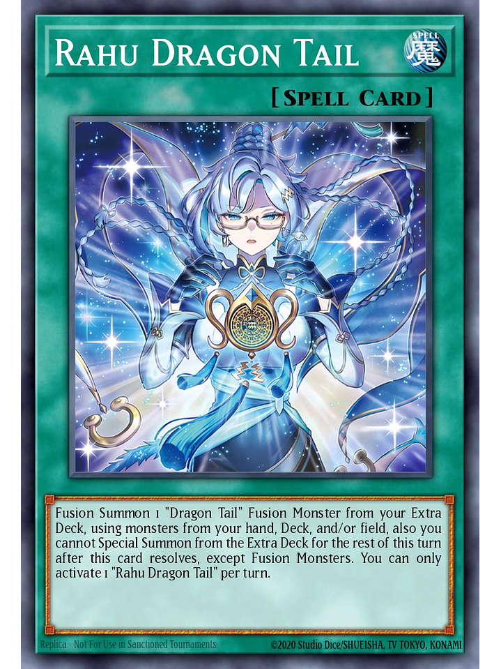 Rahu Dracotail - JUSH-EN009 - Collector's Rare 1st Edition 1