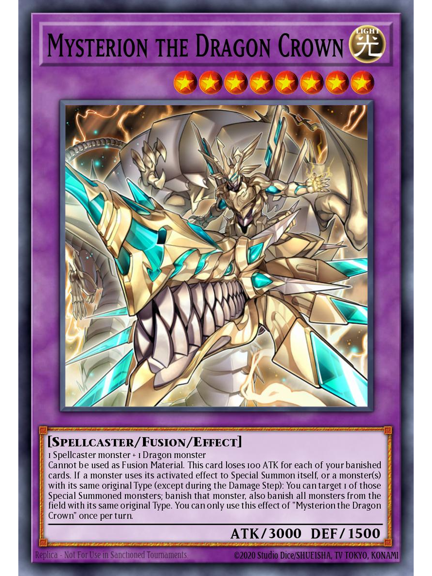 Mysterion the Dragon Crown - JUSH-EN013 - Rare 1st Edition 1