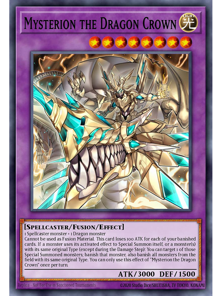 Mysterion the Dragon Crown - JUSH-EN013 - Rare 1st Edition 1