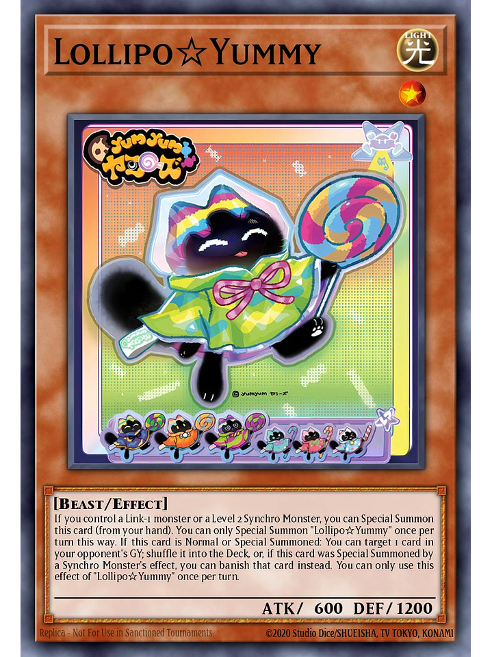 LollipoYummy - JUSH-EN018 - Starlight Rare 1st Edition 1