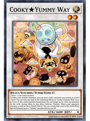 CookyYummy Way - JUSH-EN020 - Super Rare 1st Edition