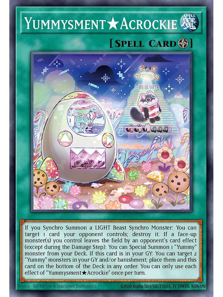 YummyusmentAcroquey - JUSH-EN024 - Rare 1st Edition 1