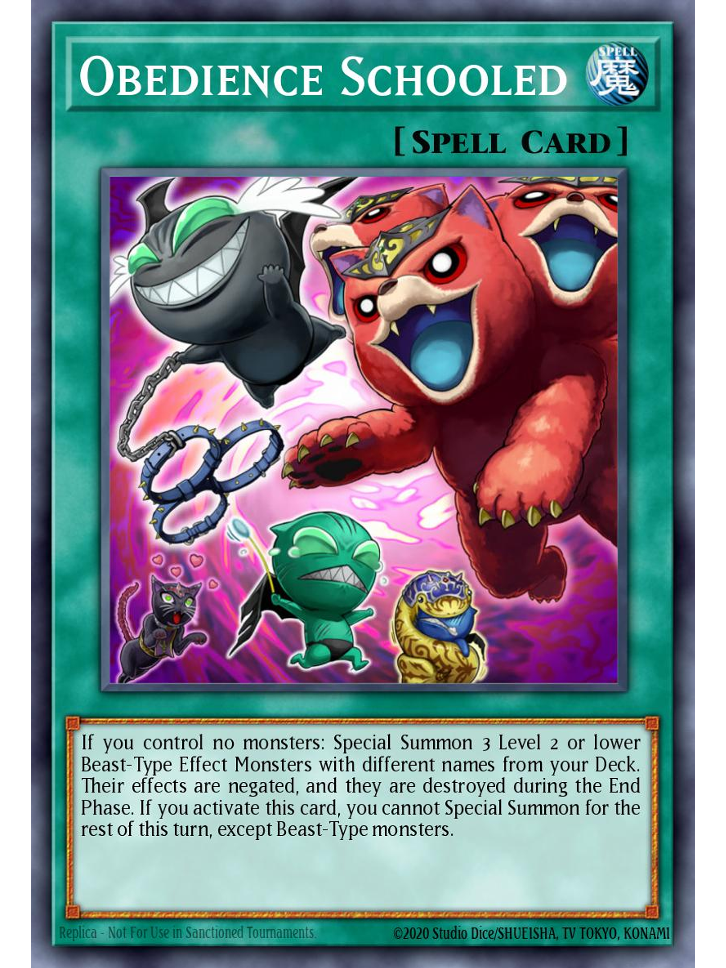 Obedience Schooled - JUSH-EN029 - Rare 1st Edition 1