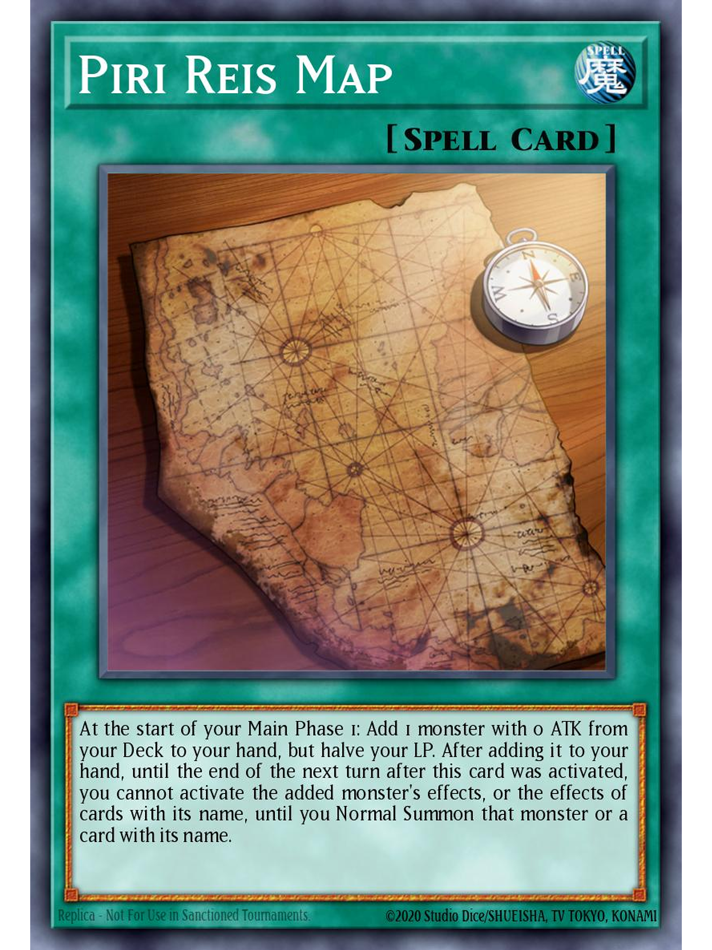 Piri Reis Map - JUSH-EN030 - Rare 1st Edition 1