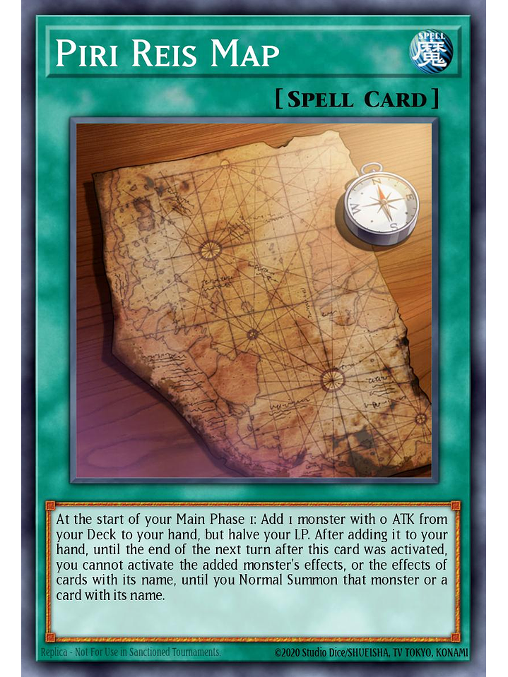 Piri Reis Map - JUSH-EN030 - Rare 1st Edition 1