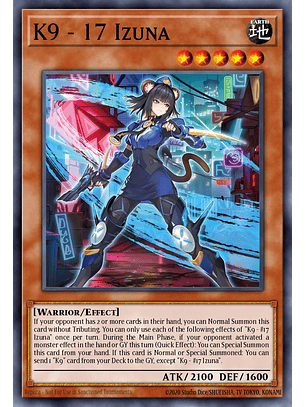 K9-17 Izuna - JUSH-EN031 - Collector's Rare 1st Edition