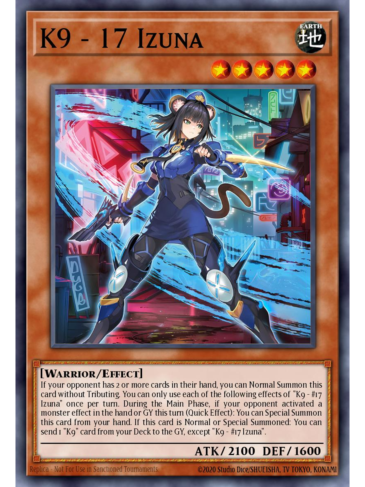 K9-17 Izuna - JUSH-EN031 - Starlight Rare 1st Edition 1