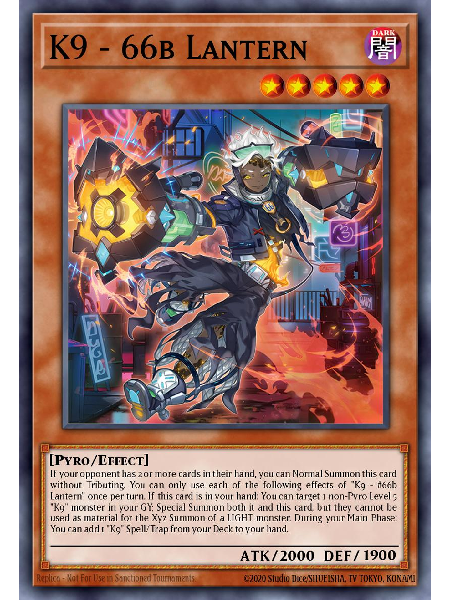 K9-66b Lantern - JUSH-EN033 - Super Rare 1st Edition 1