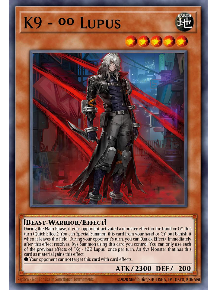 K9-00 Lupis - JUSH-EN034 - Ultra Rare 1st Edition 1