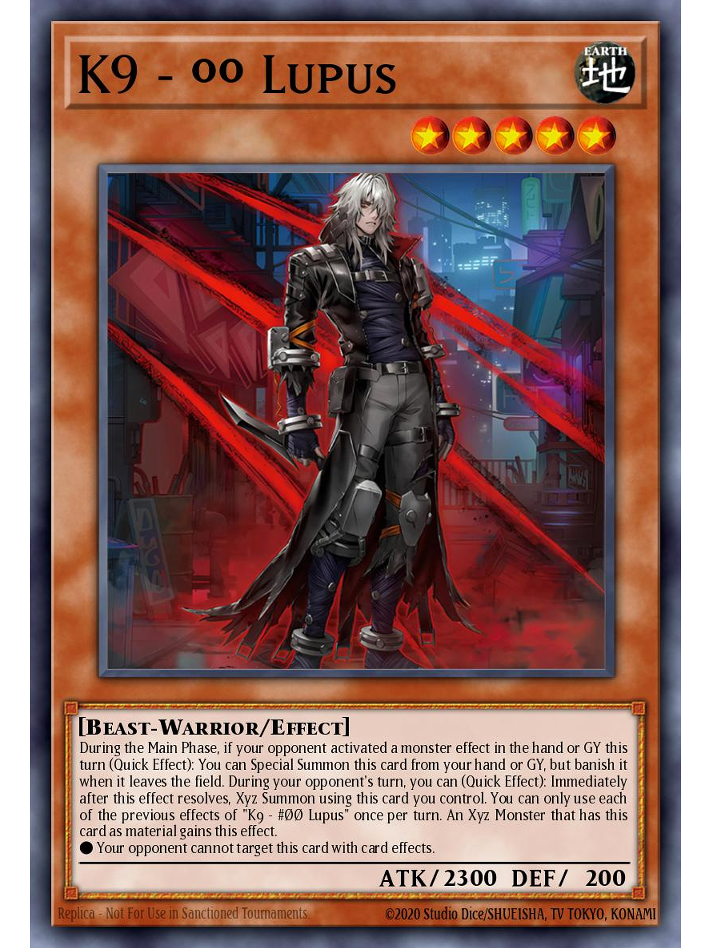 K9-00 Lupis - JUSH-EN034 - Collector's Rare 1st Edition 1