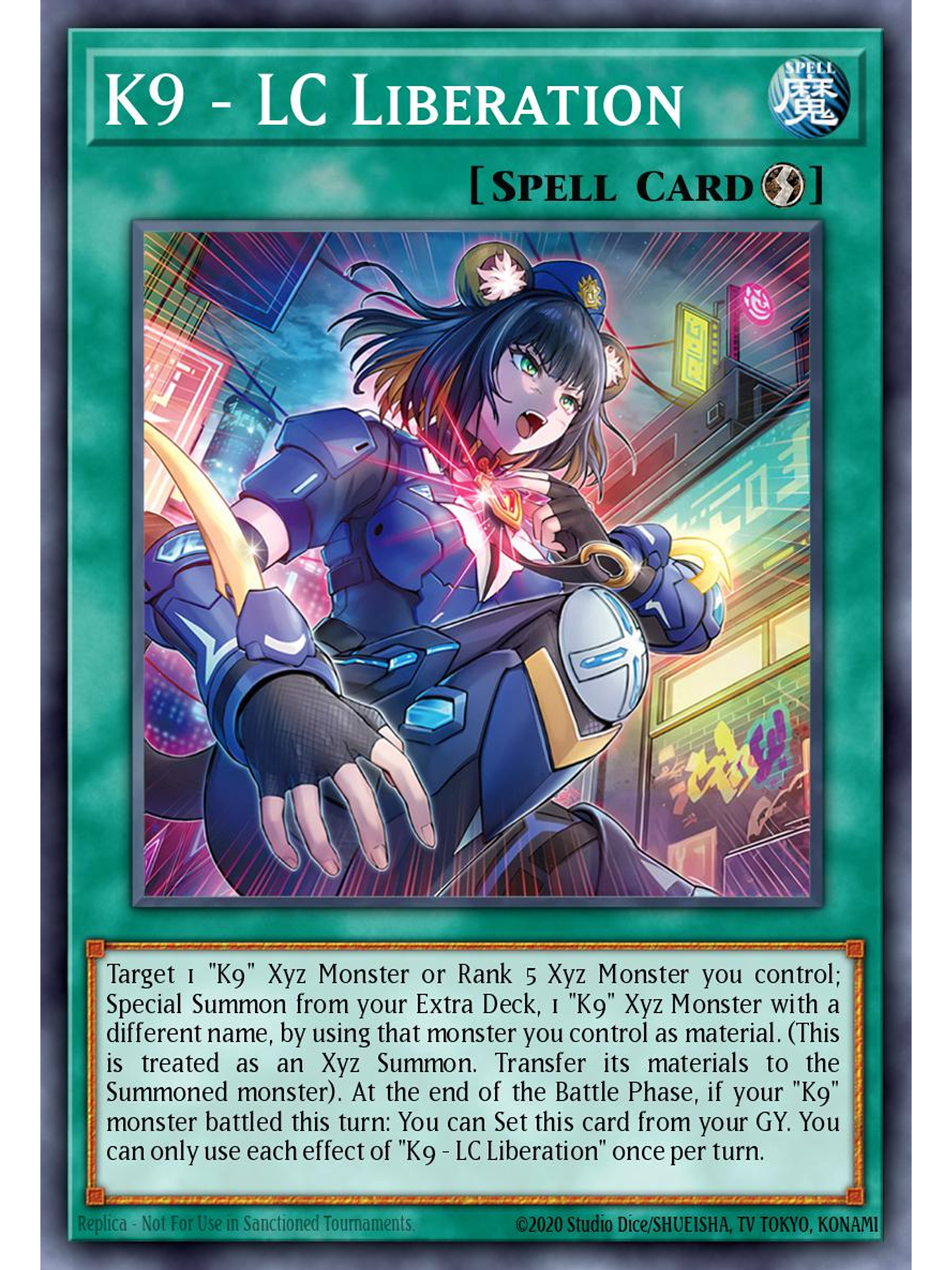 K9-LC Release Restraint - JUSH-EN038 - Super Rare 1st Edition 1