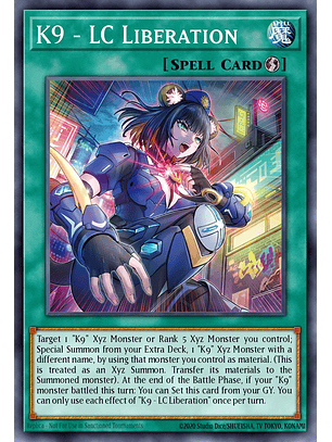 K9-LC Release Restraint - JUSH-EN038 - Super Rare 1st Edition