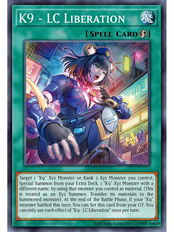 K9-LC Release Restraint - JUSH-EN038 - Super Rare 1st Edition 1