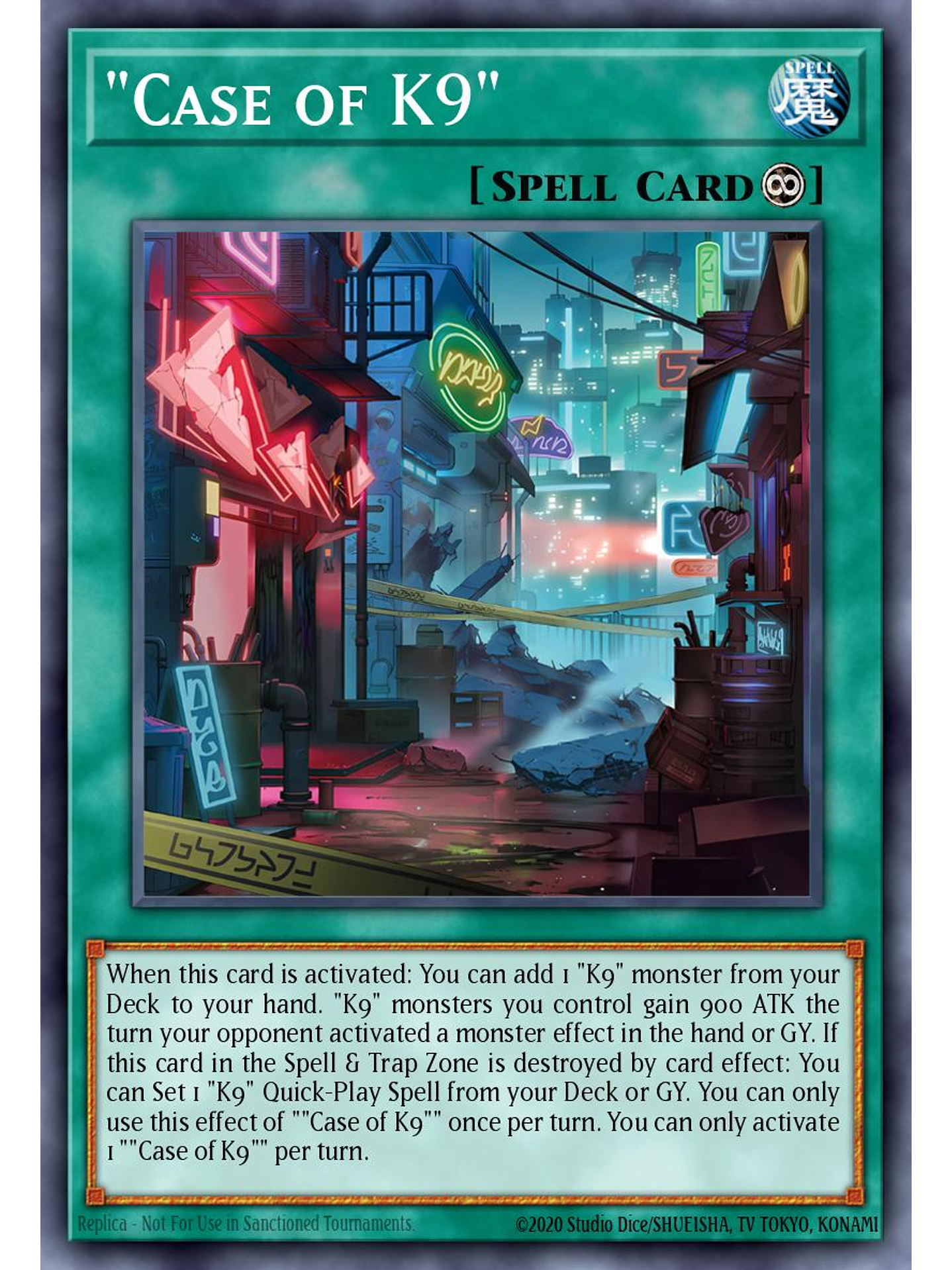 A Case for K9 - JUSH-EN040 - Super Rare 1st Edition 1