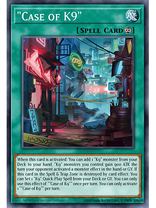 A Case for K9 - JUSH-EN040 - Super Rare 1st Edition