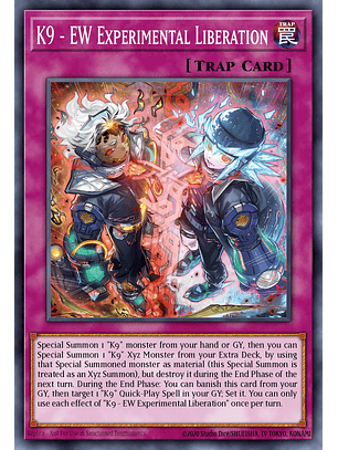 K9-EW Special Release Experiment - JUSH-EN041 - Rare 1st Edition