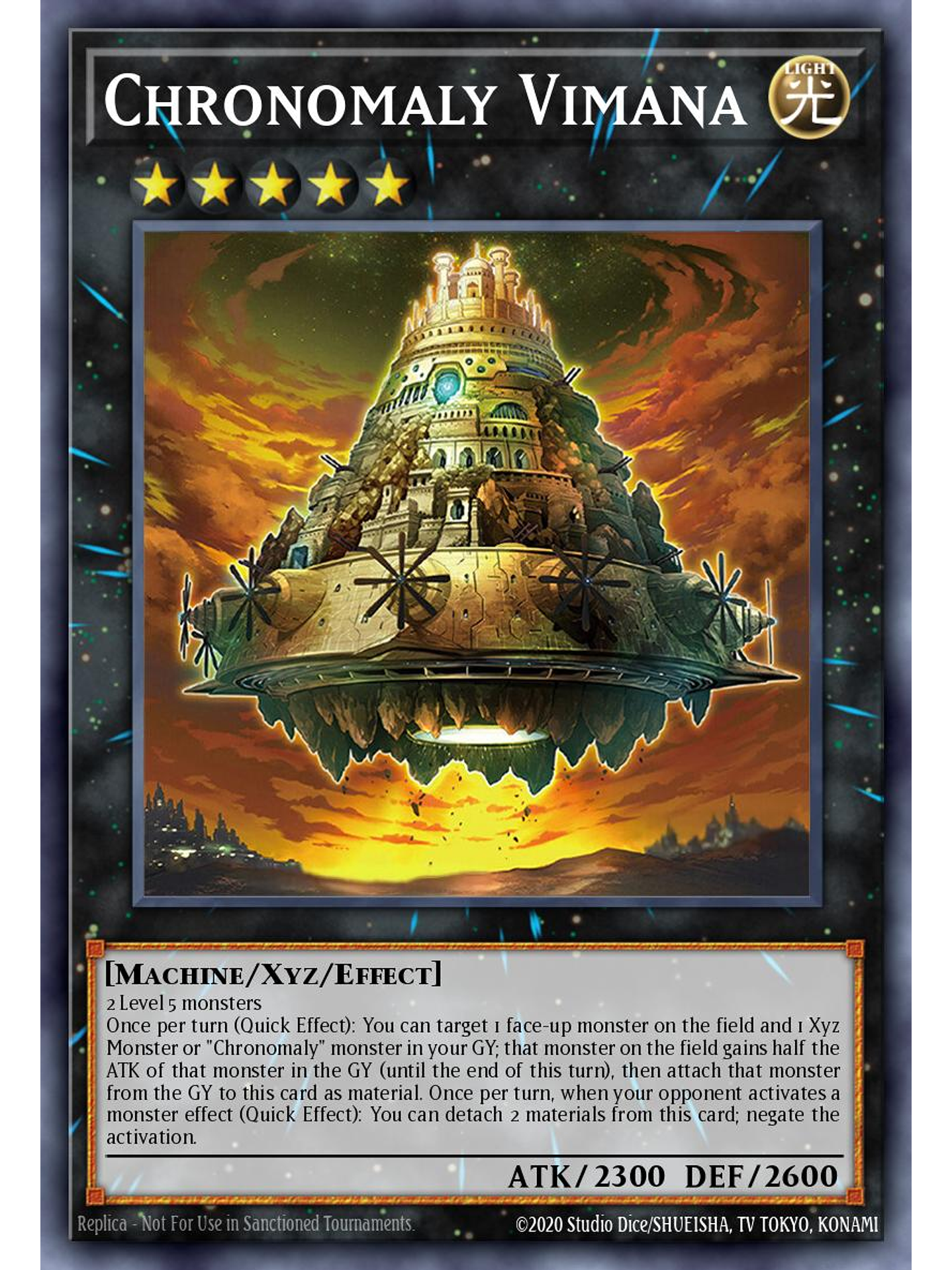 Chronomaly Vimana - JUSH-EN044 - Rare 1st Edition 1