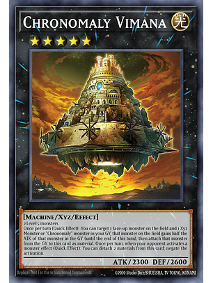 Chronomaly Vimana - JUSH-EN044 - Rare 1st Edition