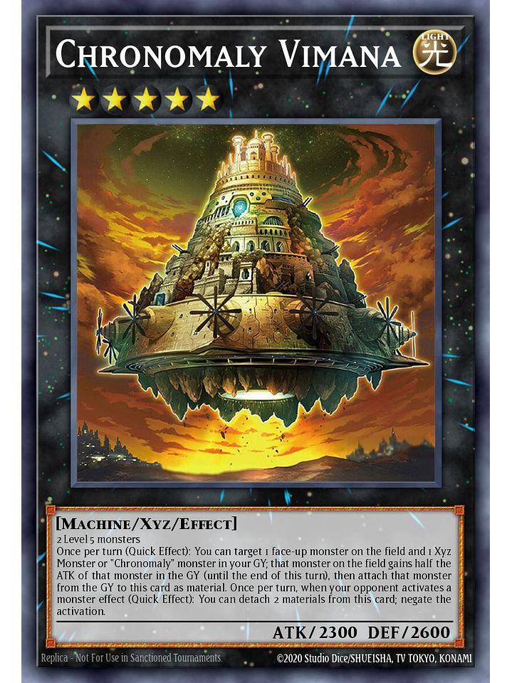 Chronomaly Vimana - JUSH-EN044 - Rare 1st Edition 1