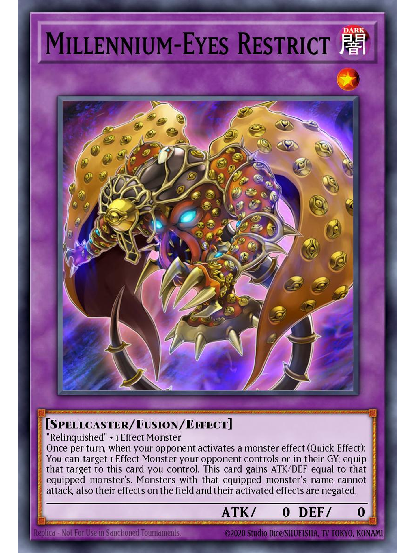 Millennium-Eyes Restrict - JUSH-EN047 - Rare 1st Edition 1