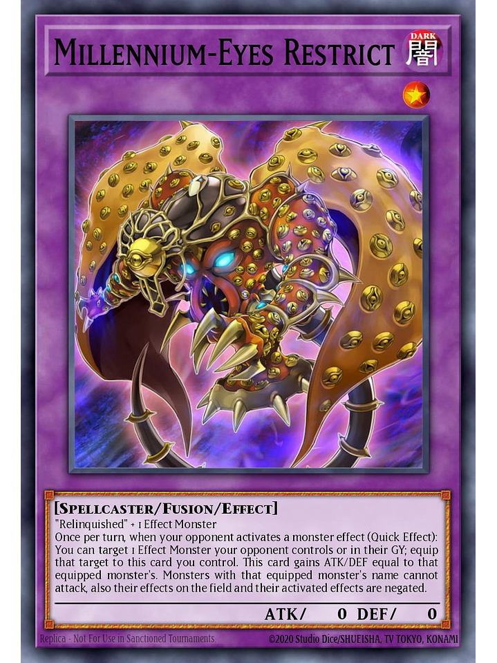 Millennium-Eyes Restrict - JUSH-EN047 - Rare 1st Edition 1