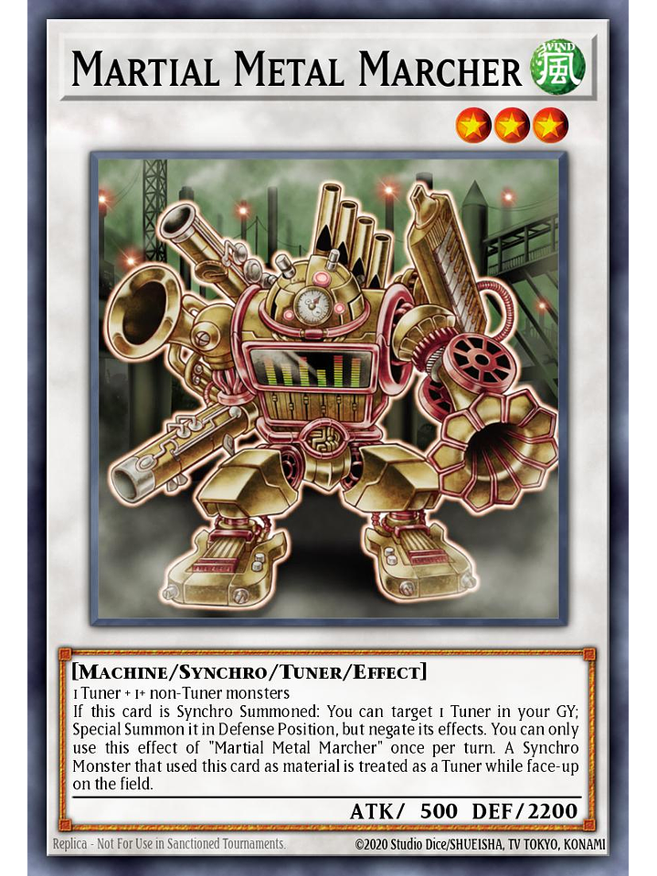 Martial Metal Marcher - JUSH-EN052 - Rare 1st Edition 1