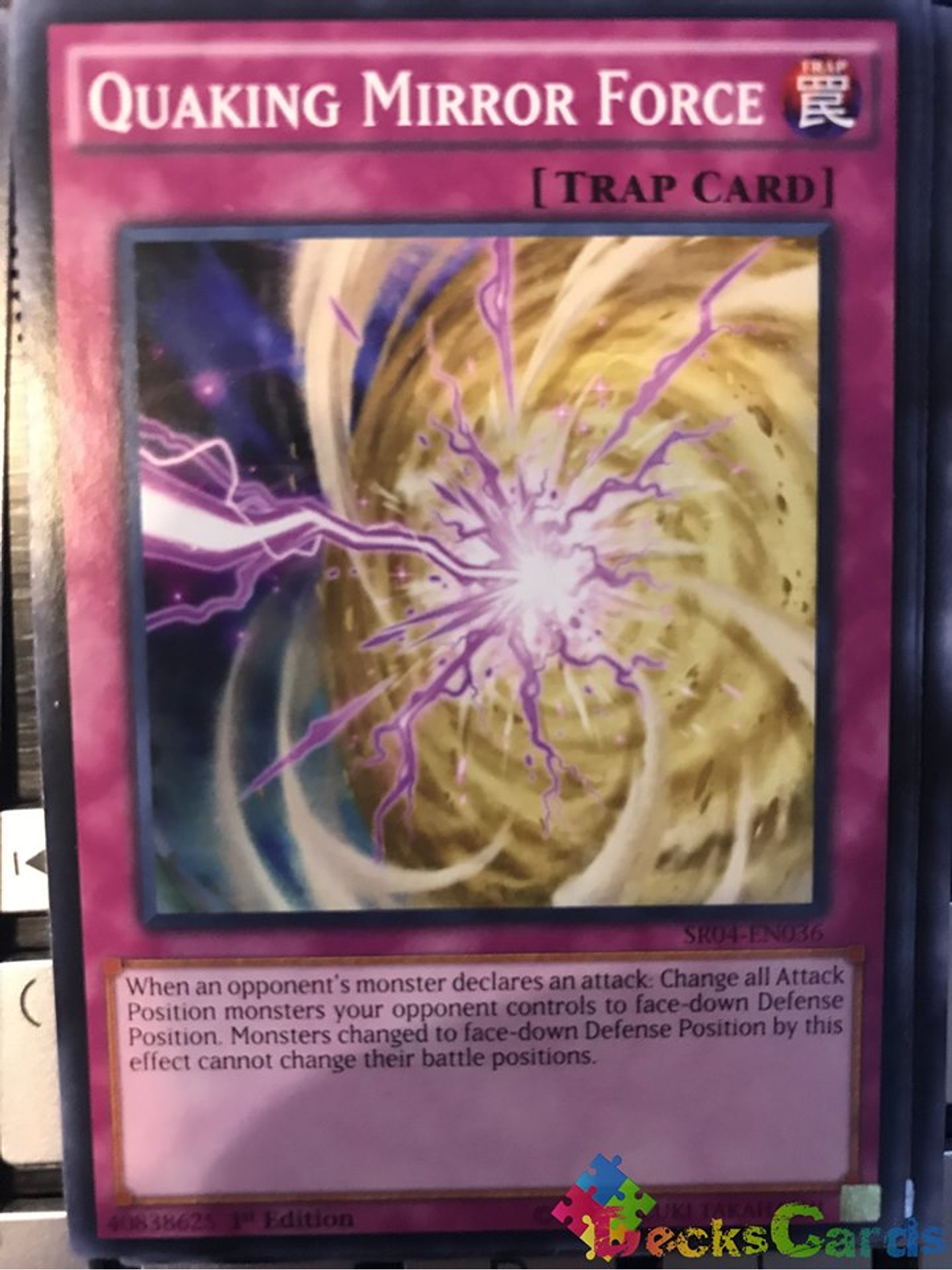 Quaking Mirror Force - SR04-EN036 - Common 1st Edition 1