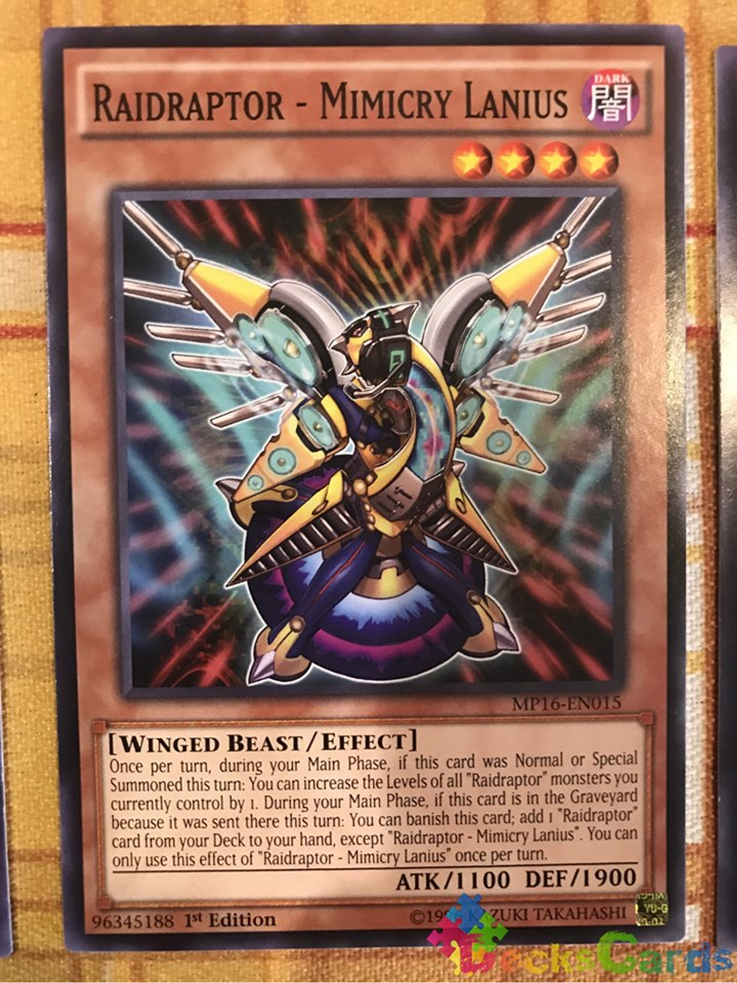 Raidraptor - Mimicry Lanius - MP16-EN015 - Common 1st Edition 1