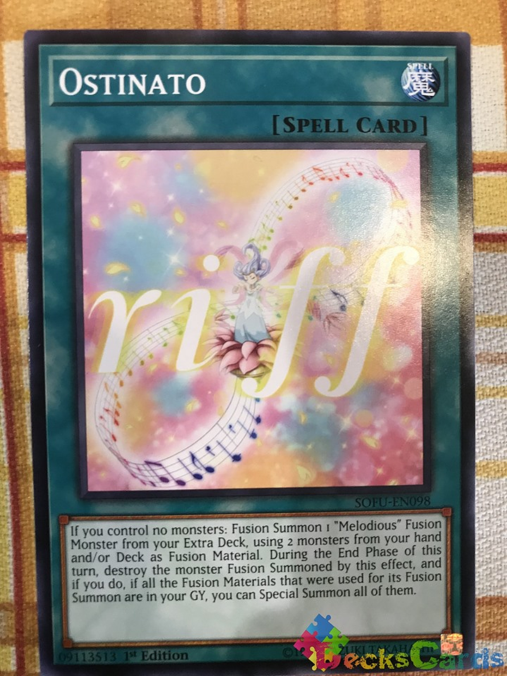 Ostinato - SOFU-EN098 - Common 1st Edition 1