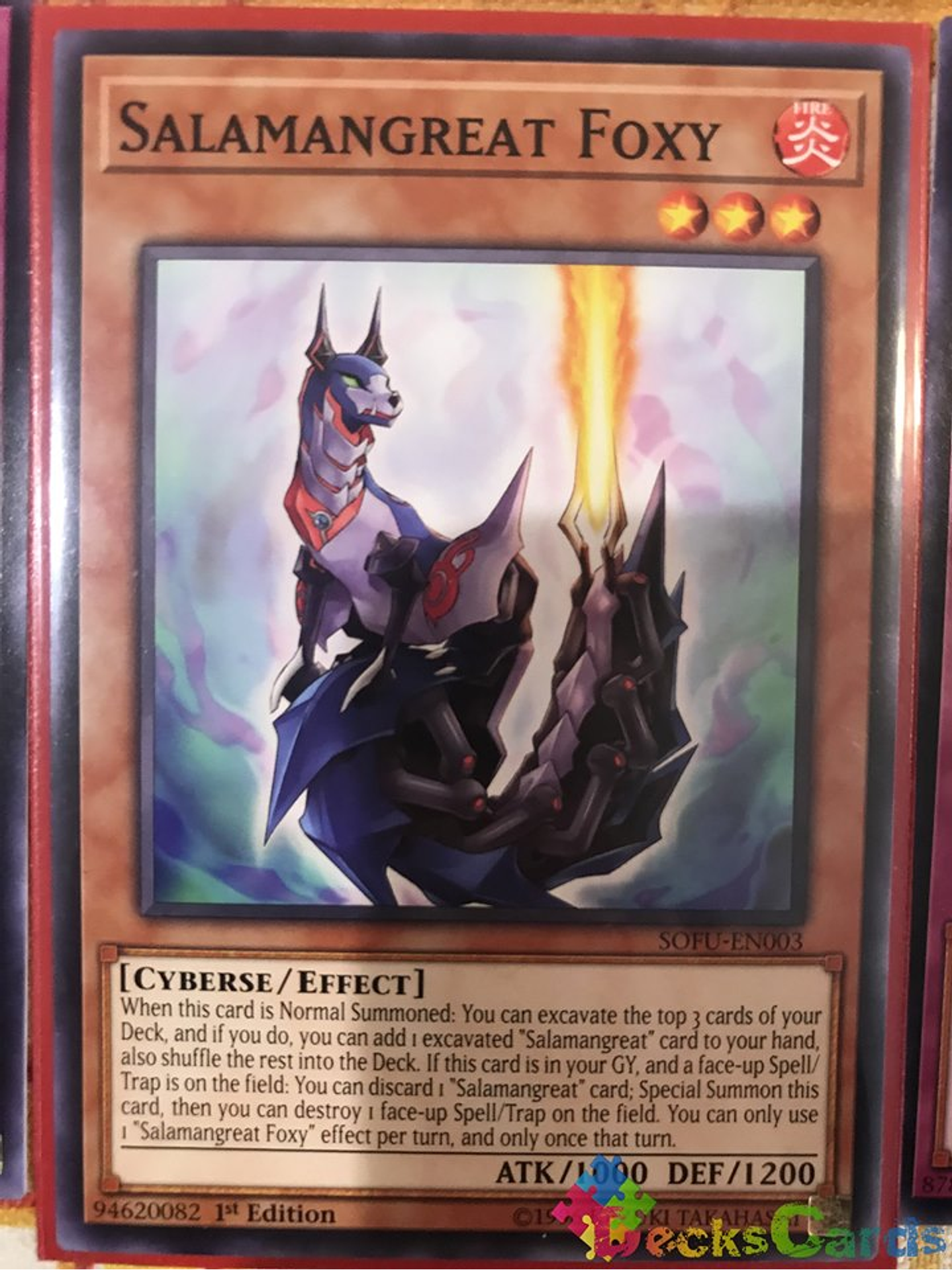 Salamangreat Foxy - SOFU-EN003 - Common 1st Edition 1