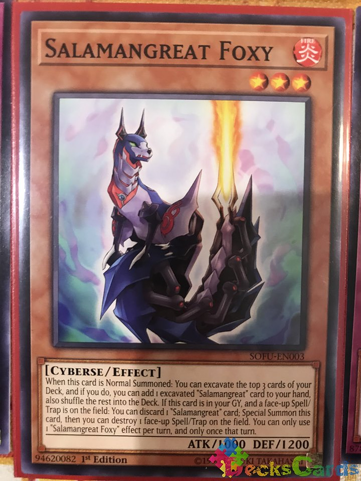 Salamangreat Foxy - SOFU-EN003 - Common 1st Edition 1