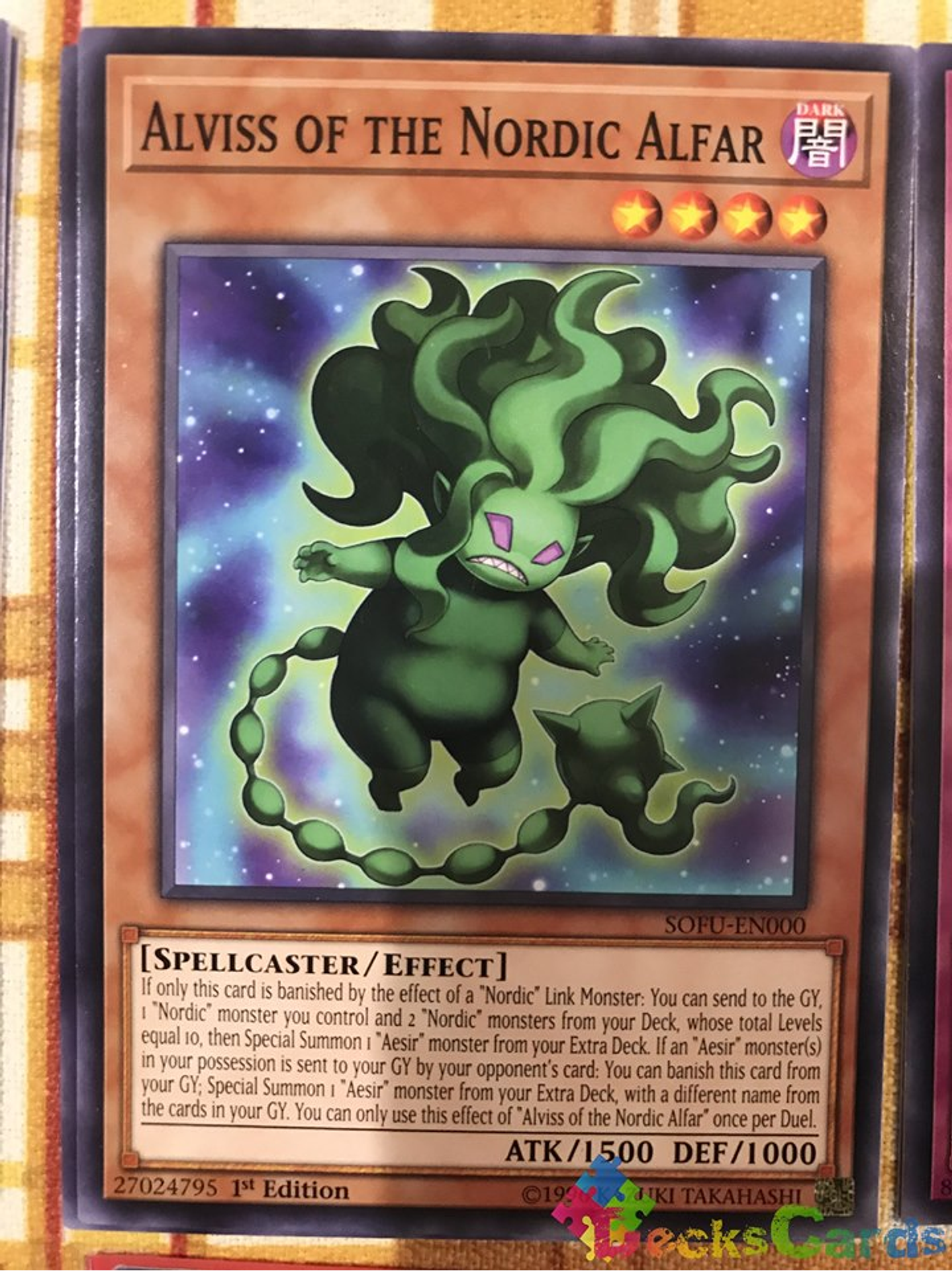 Alviss of the Nordic Alfar - SOFU-EN000 - Common 1st Edition 1