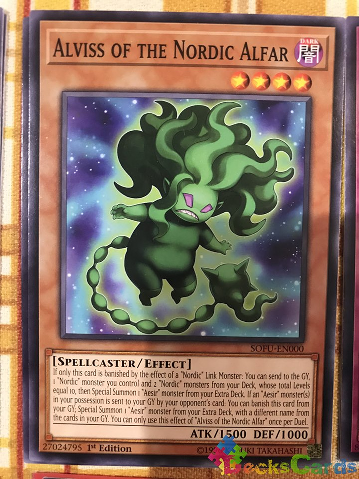 Alviss of the Nordic Alfar - SOFU-EN000 - Common 1st Edition 1