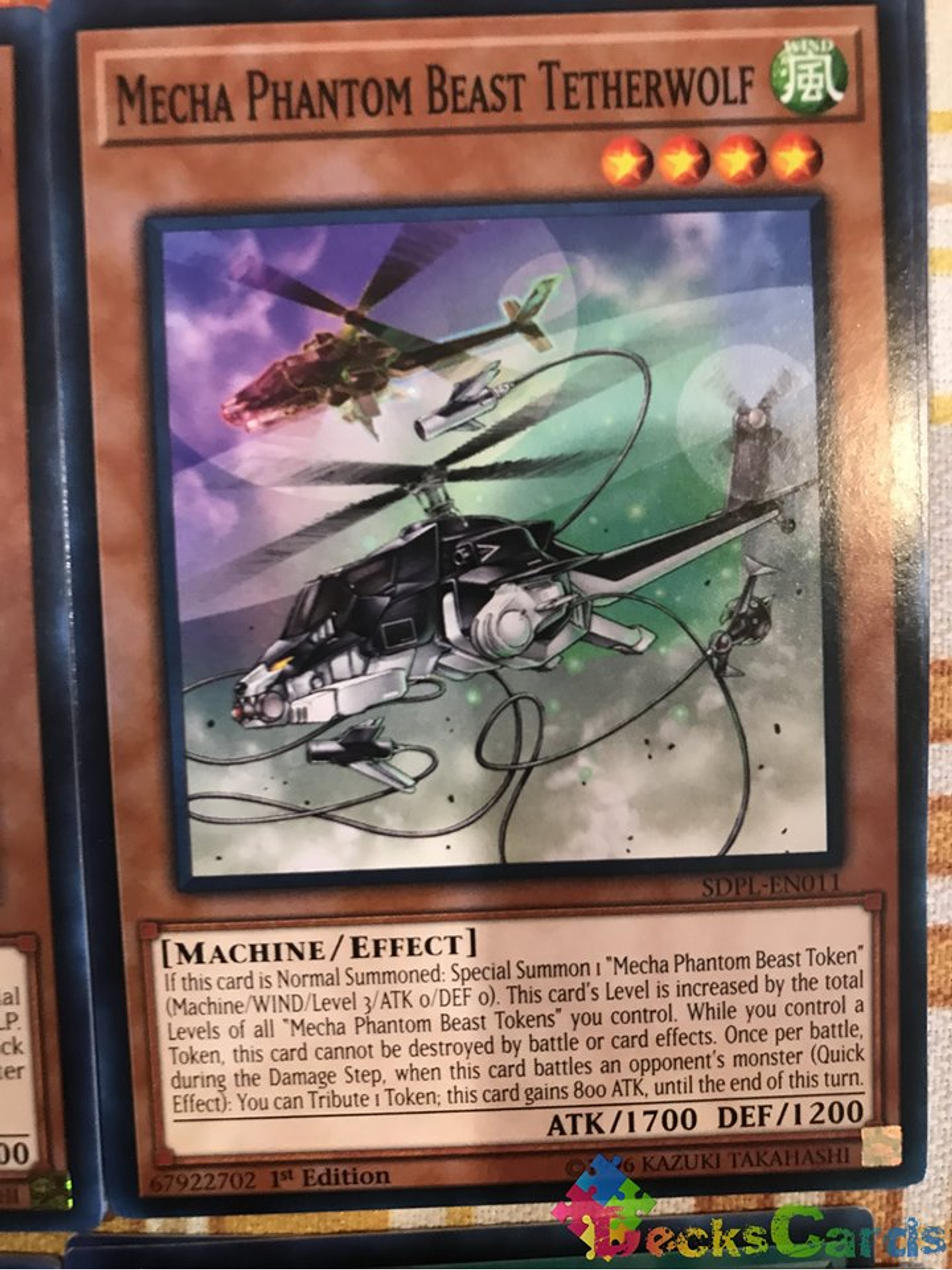 Mecha Phantom Beast Tetherwolf - SDPL-EN011 - Common 1st Edition 1