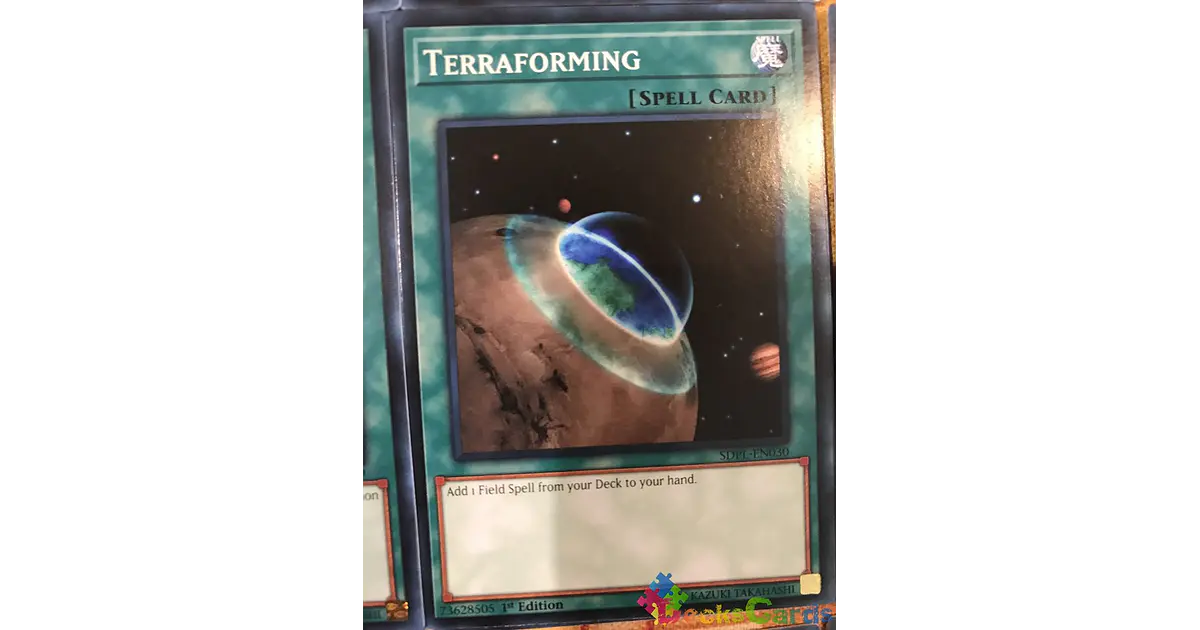 Yu-Gi-Oh! Trading Card - "Terraforming" Common - SDPL-EN030 - 1st Edition