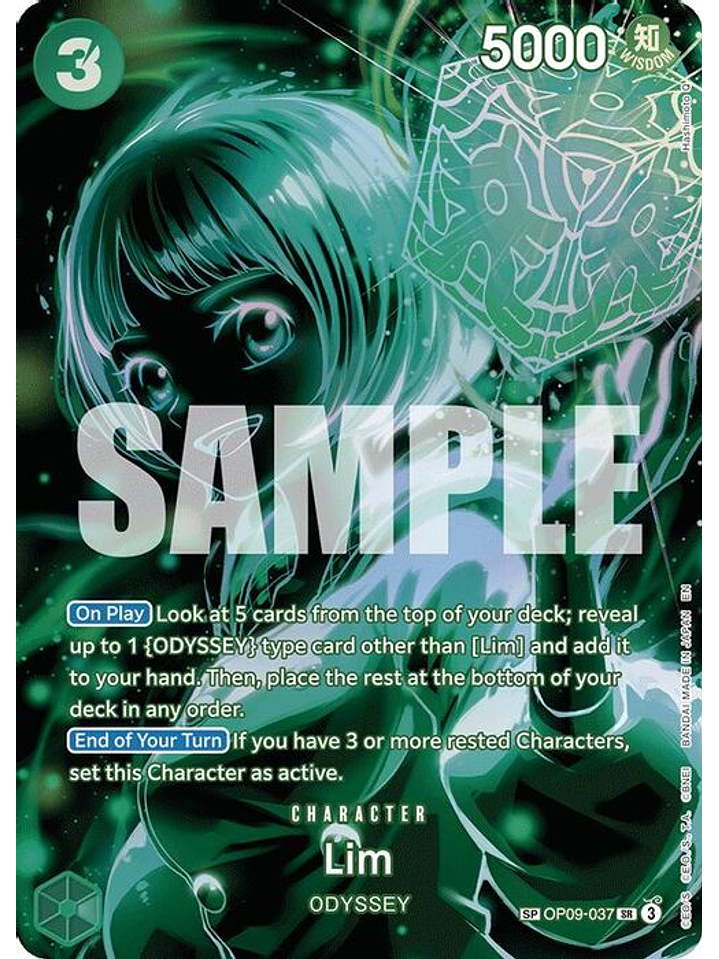 OP09-037 (Special Rare) Lim (SP) 1